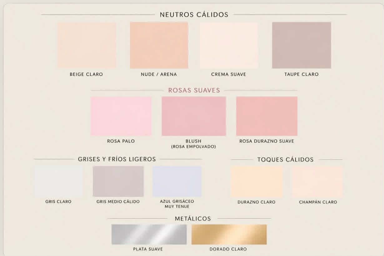 Paleta de colores no permitidos